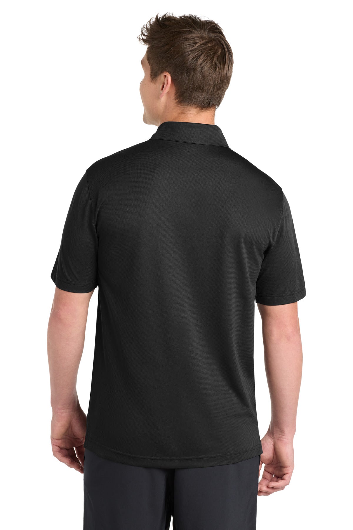 Sport-Tek PosiCharge Active Textured Polo - Black
