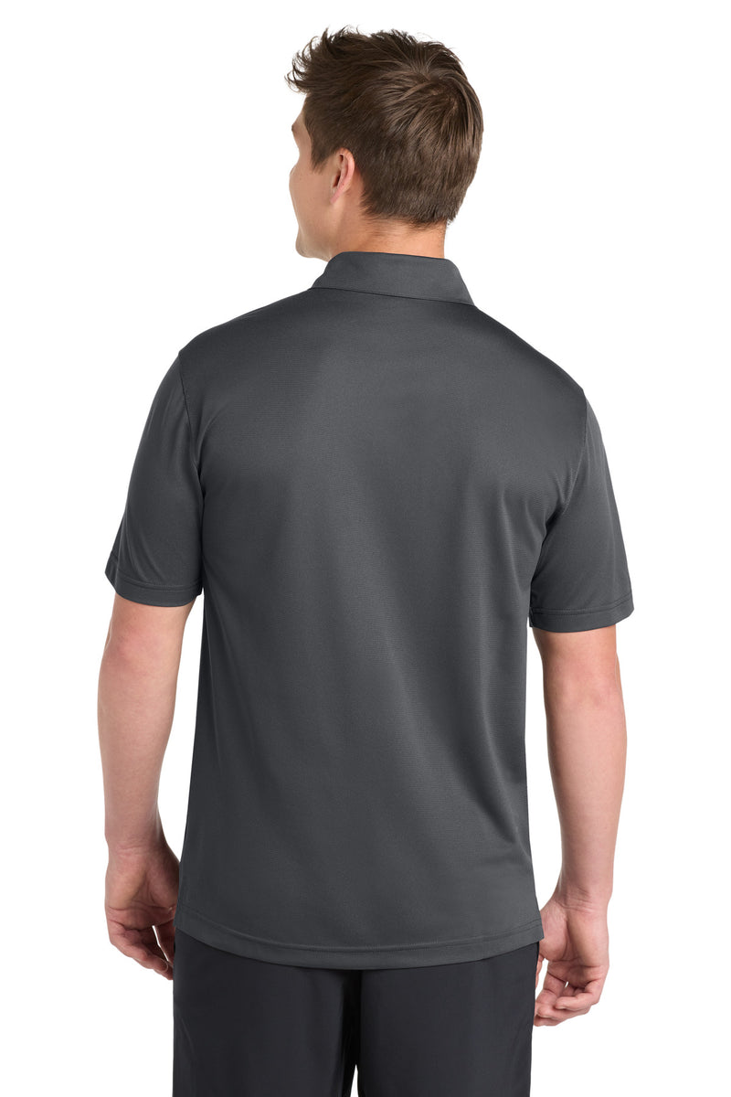 Sport-Tek PosiCharge Active Textured Polo - Iron Grey