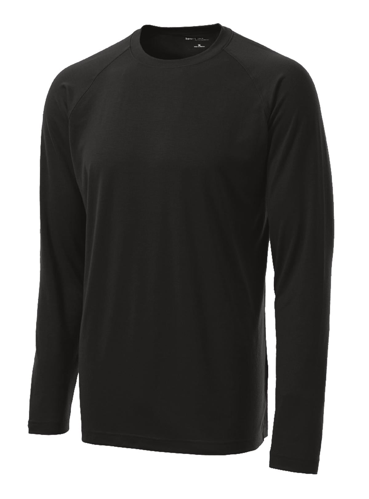 Sport-Tek  Long Sleeve Ultimate Performance Crew - Black