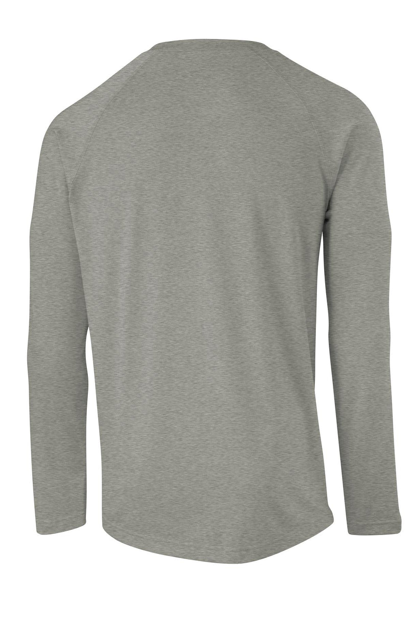 Sport-Tek  Long Sleeve Ultimate Performance Crew - Heather Grey