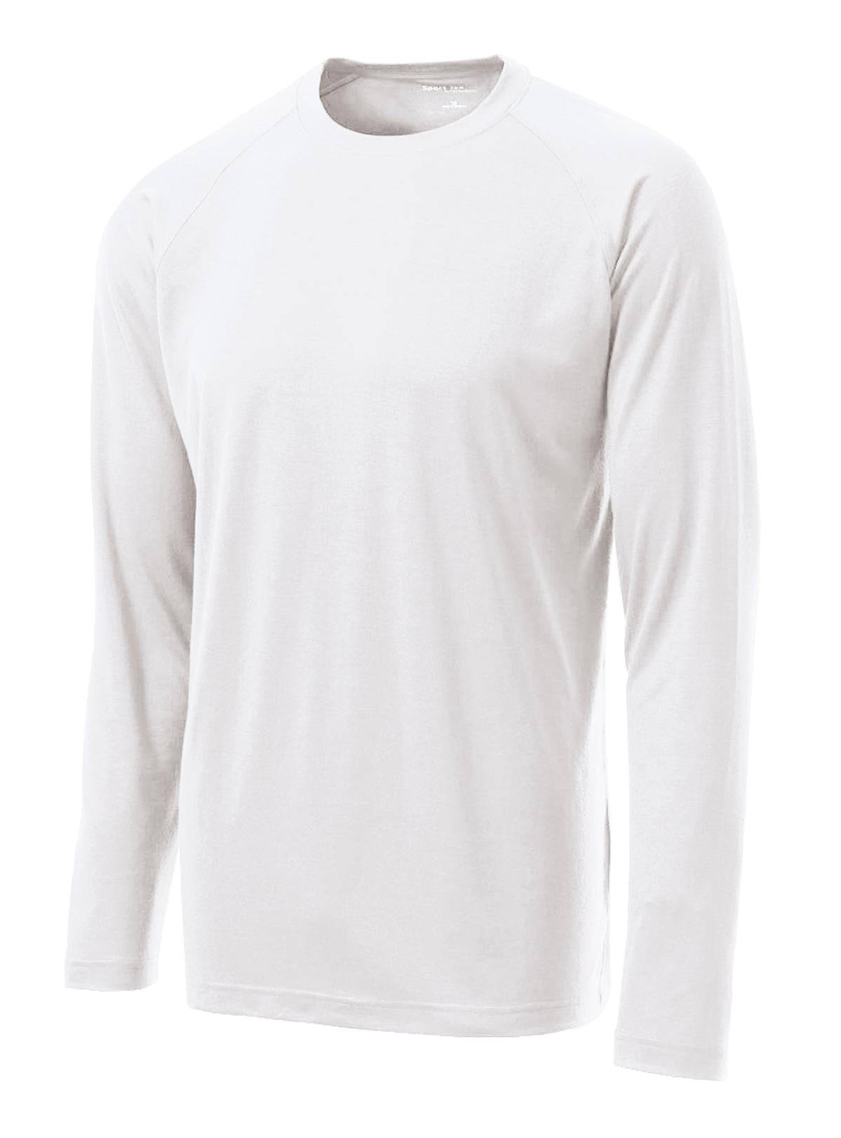 Sport-Tek  Long Sleeve Ultimate Performance Crew - White