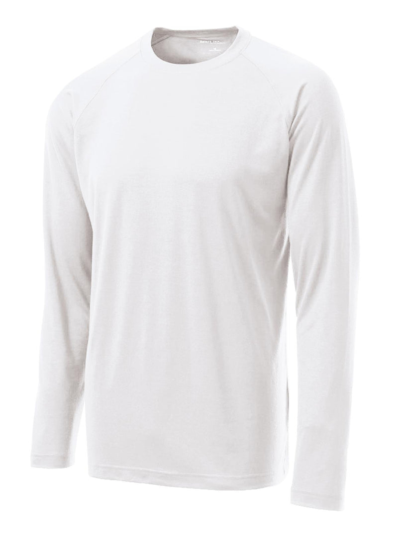 Sport-Tek  Long Sleeve Ultimate Performance Crew - White