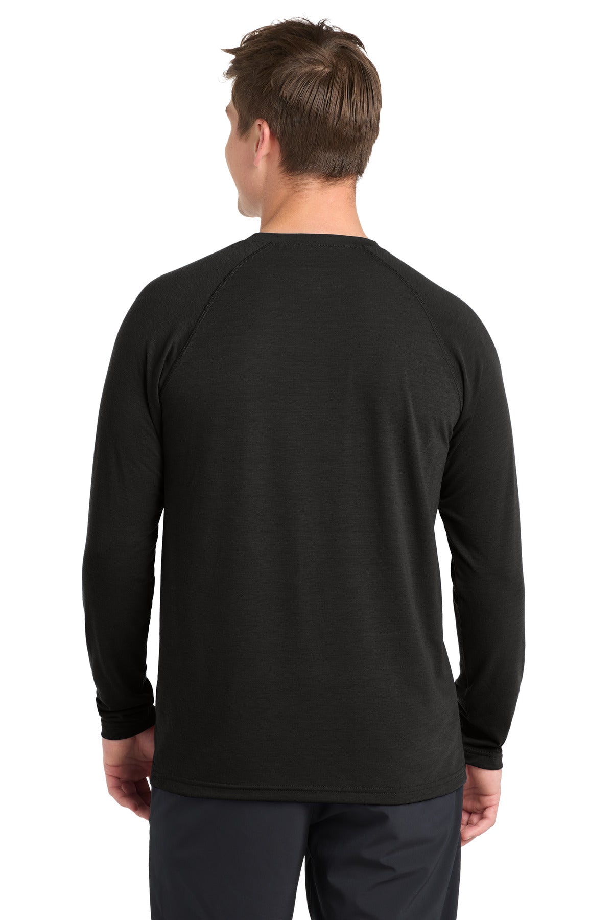 Sport-Tek  Long Sleeve Ultimate Performance Crew - Black