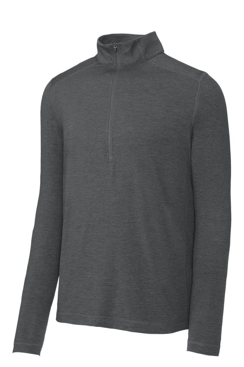 Sport-Tek  Exchange 1.5 Long Sleeve 1/2-Zip - Graphite Heather