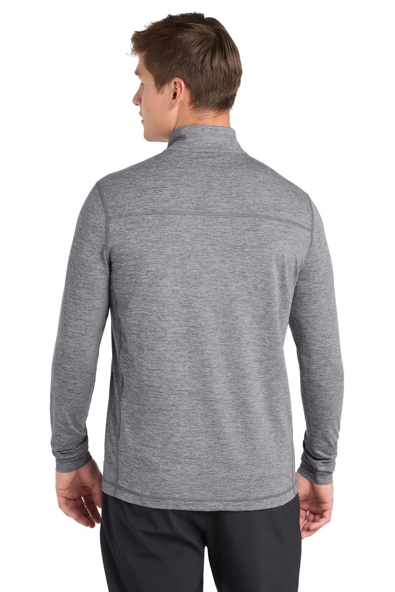 Sport-Tek  Exchange 1.5 Long Sleeve 1/2-Zip - Grey Heather