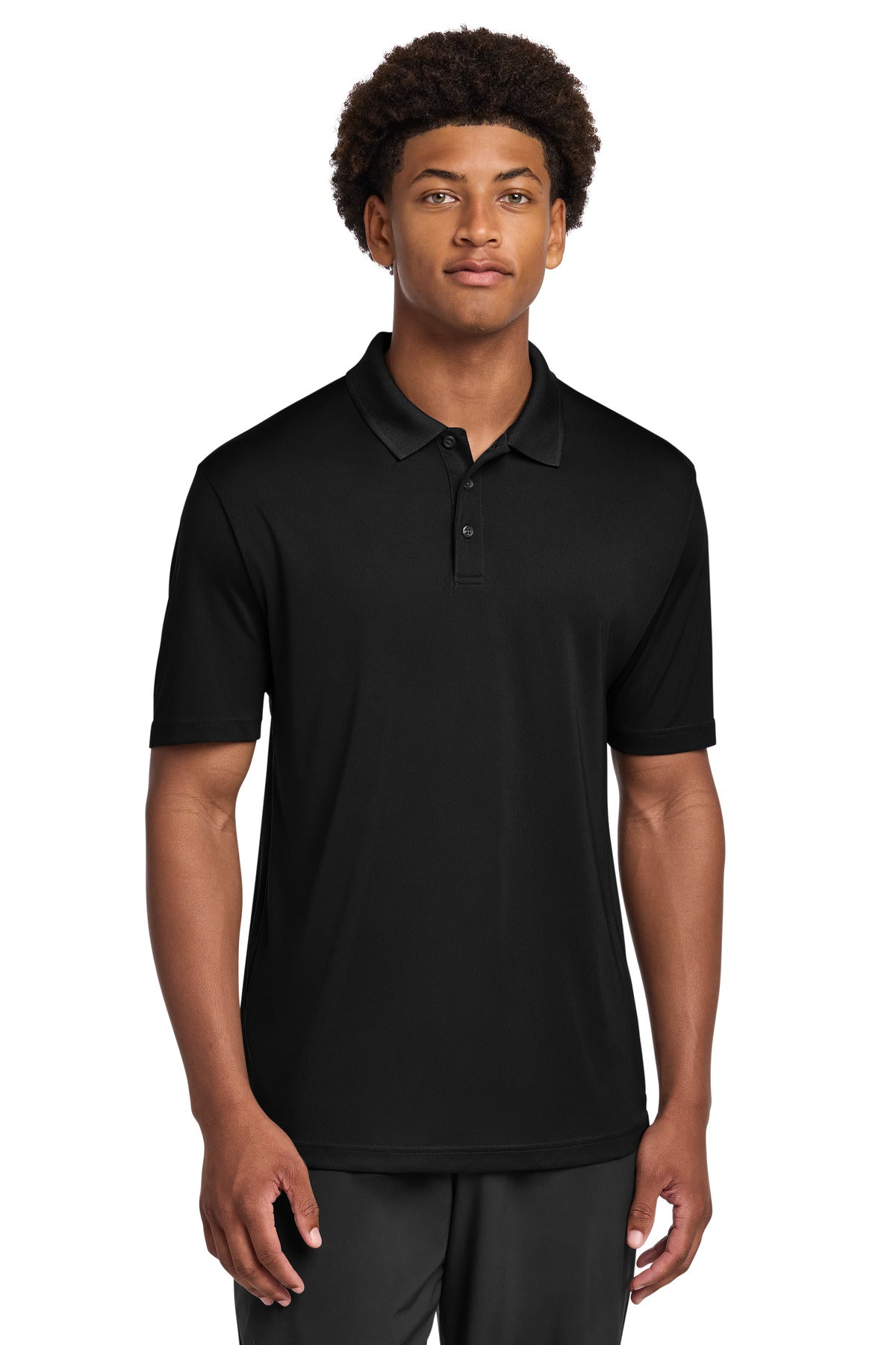 Sport-Tek PosiCharge Re-Compete Polo - Black