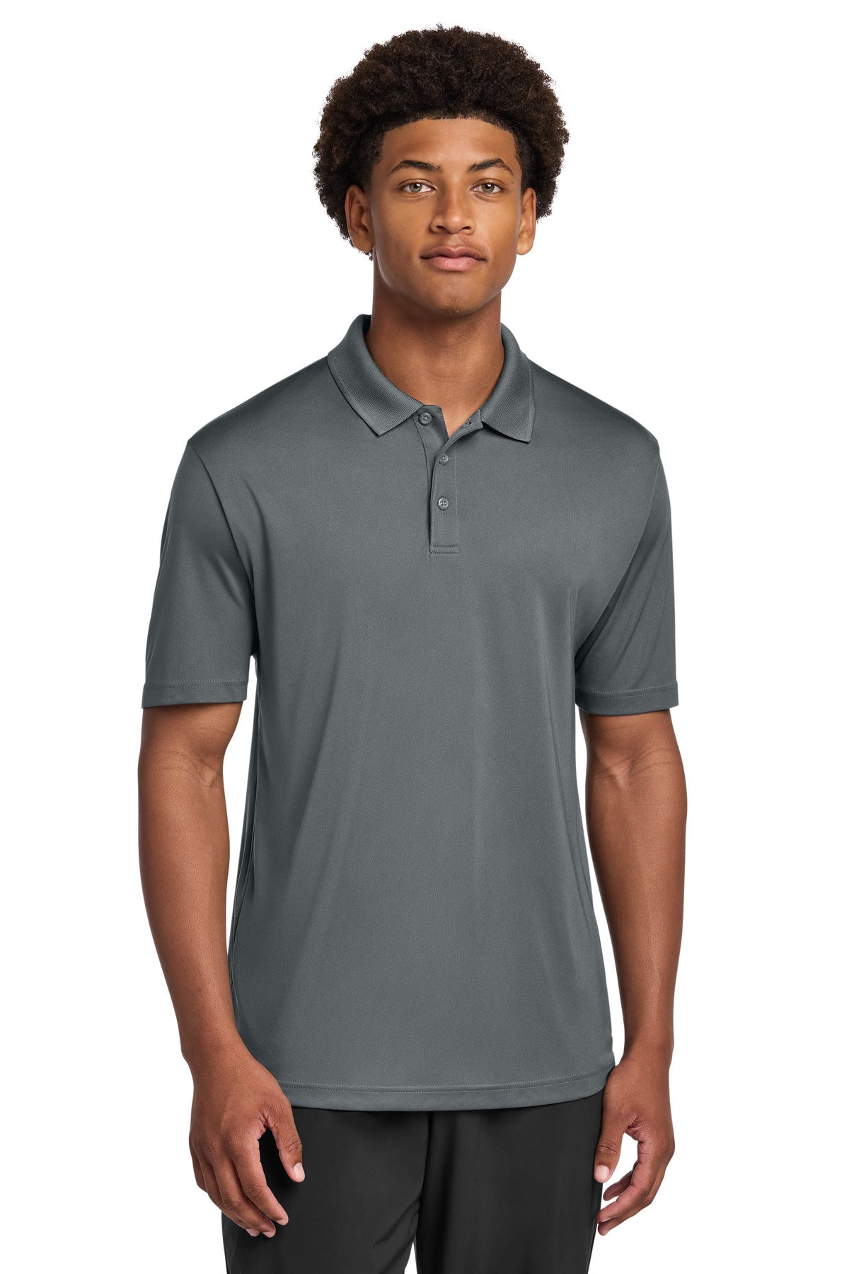 Sport-Tek PosiCharge Re-Compete Polo - Iron Grey