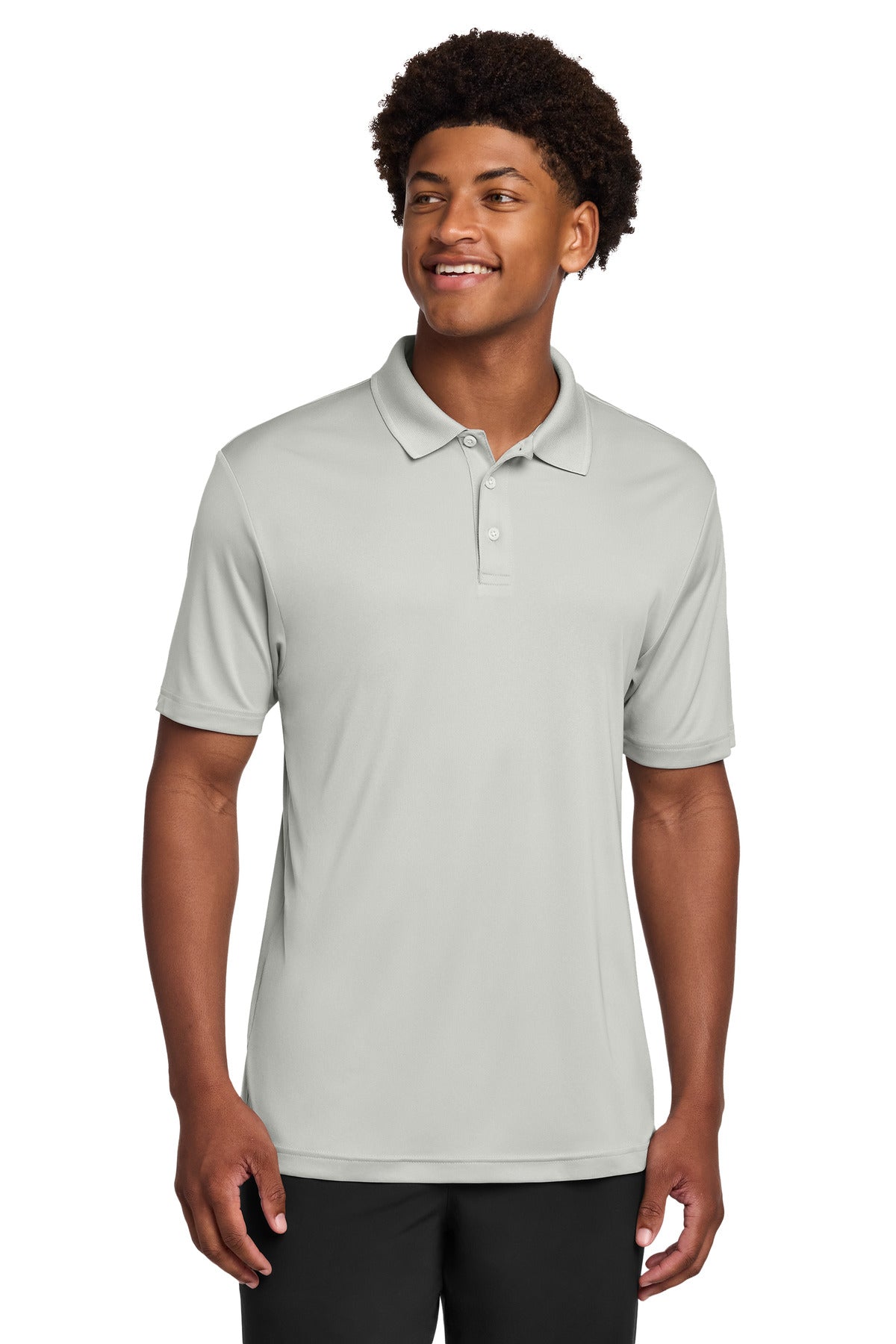 Sport-Tek PosiCharge Re-Compete Polo - Silver