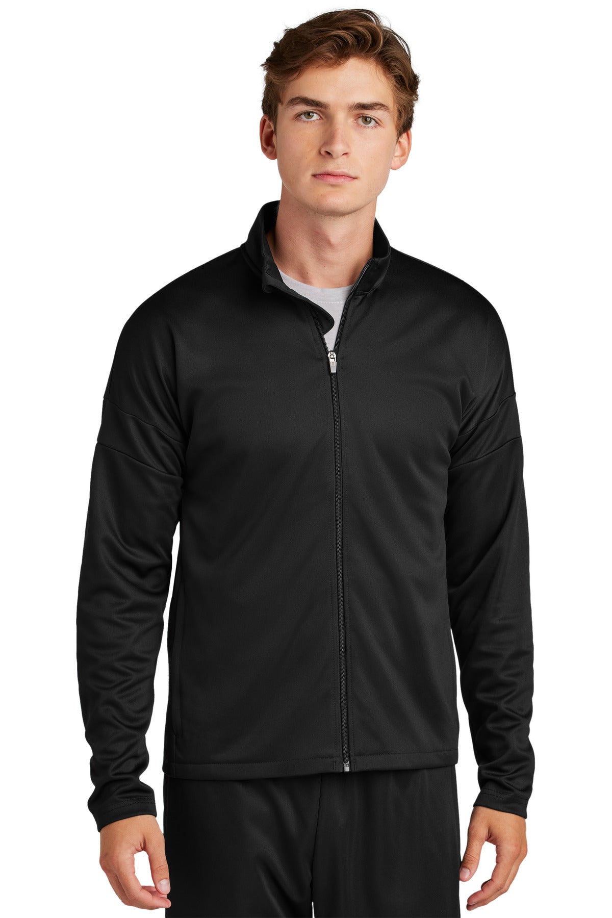 Sport-Tek Travel Full-Zip Jacket - Black/ Black