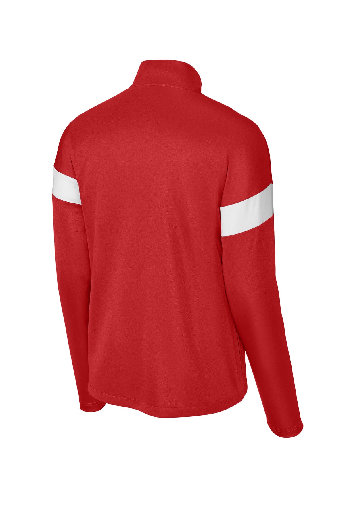 Sport-Tek Travel Full-Zip Jacket - Deep Red/ White