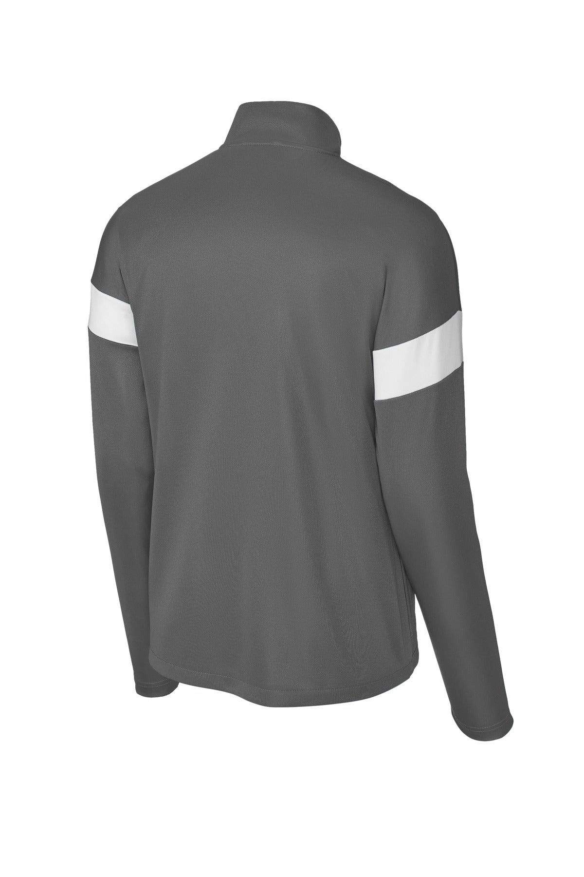 Sport-Tek Travel Full-Zip Jacket - Iron Grey/ White