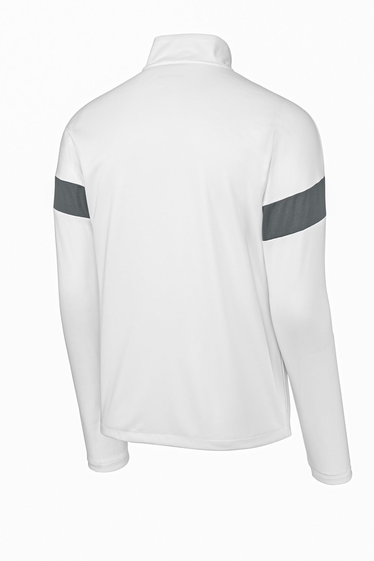 Sport-Tek Travel Full-Zip Jacket - White/ Iron Grey