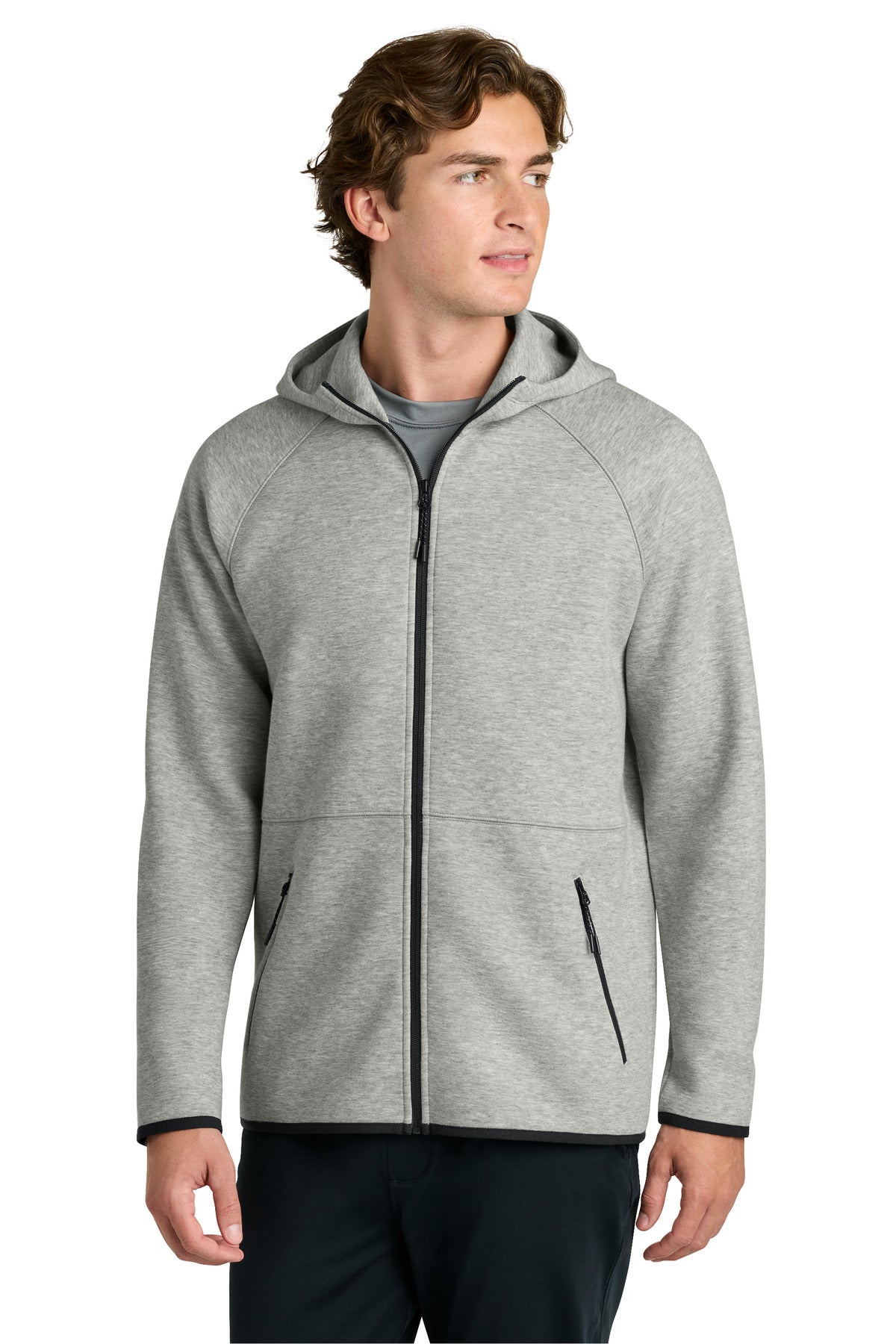 Sport-TekPhenom Full-Zip Hoodie - Athletic Heather