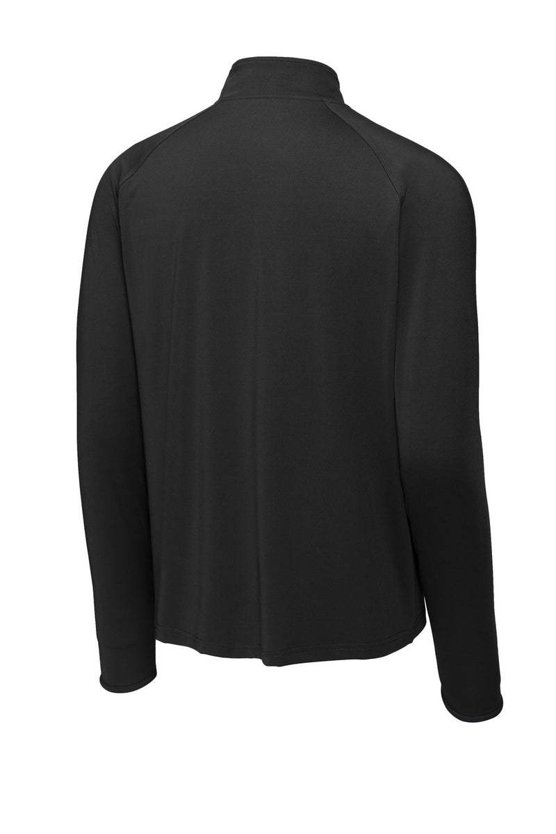 Sport-Tek Sport-Wick Stretch 1/4-Zip Pullover - Black