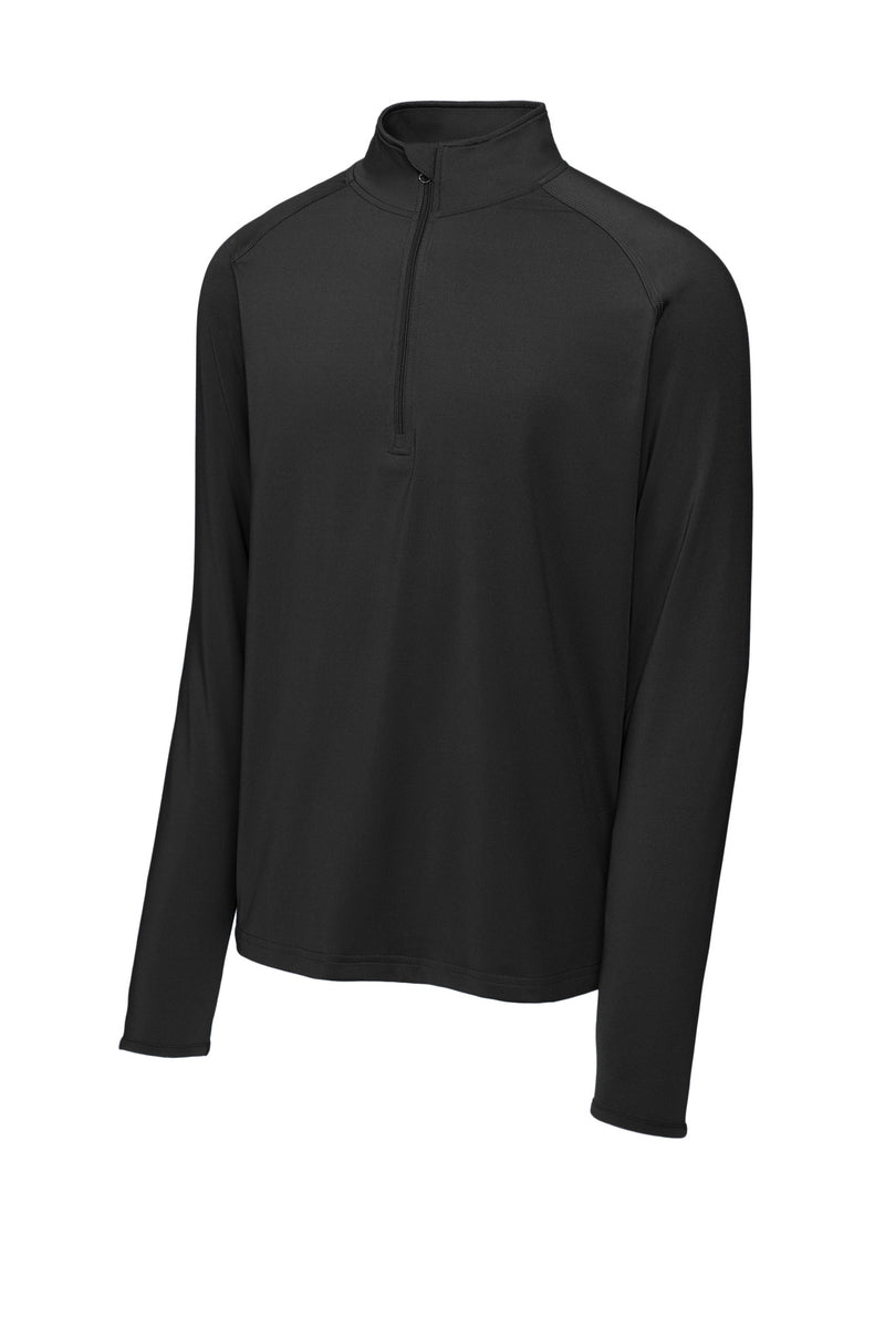 Sport-Tek Sport-Wick Stretch 1/4-Zip Pullover - Black