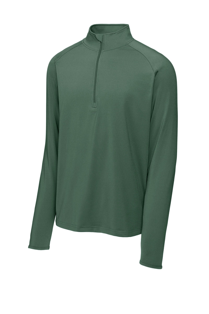 Sport-Tek Sport-Wick Stretch 1/4-Zip Pullover - Forest Green