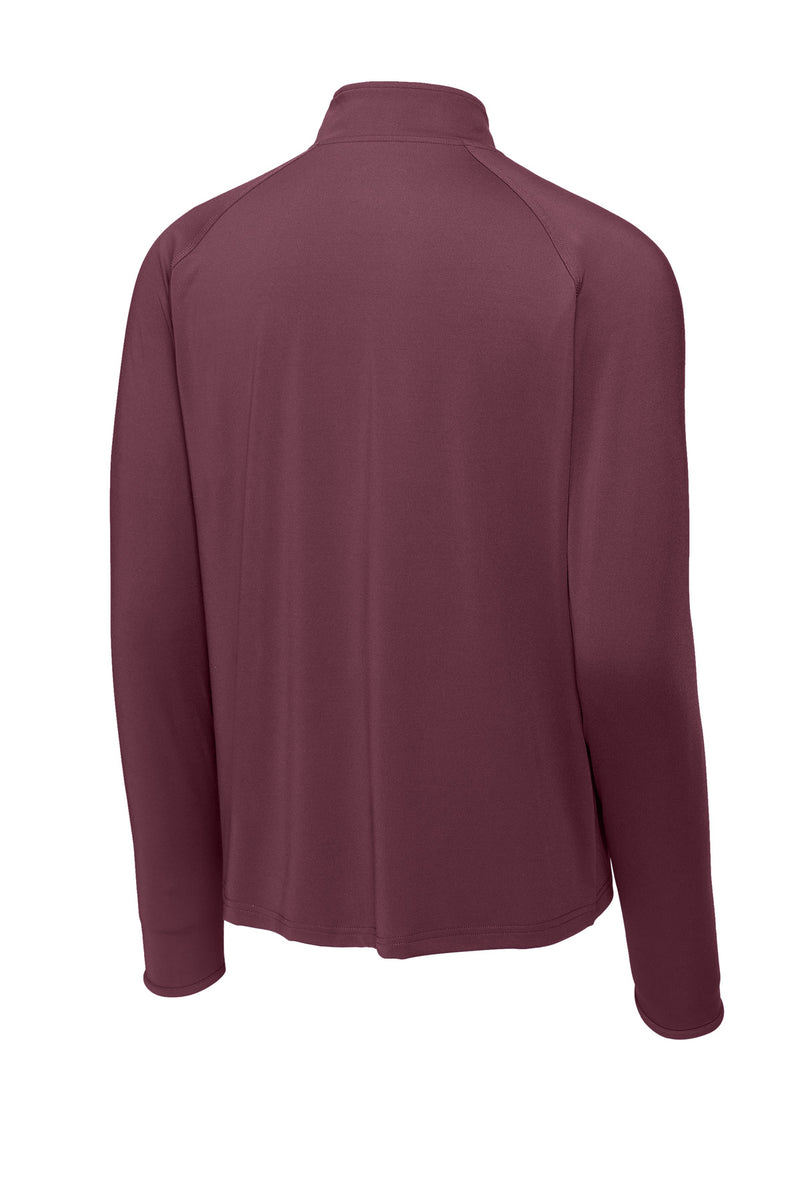 Sport-Tek Sport-Wick Stretch 1/4-Zip Pullover - Maroon