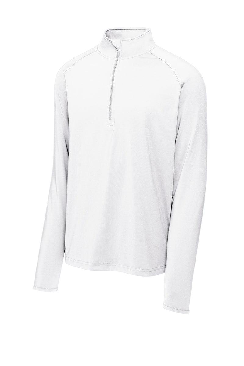 Sport-Tek Sport-Wick Stretch 1/4-Zip Pullover - White