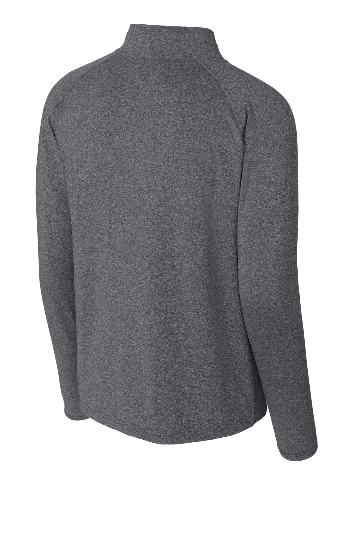 Sport-Tek Sport-Wick Stretch 1/4-Zip Pullover - Charcoal Grey Heather