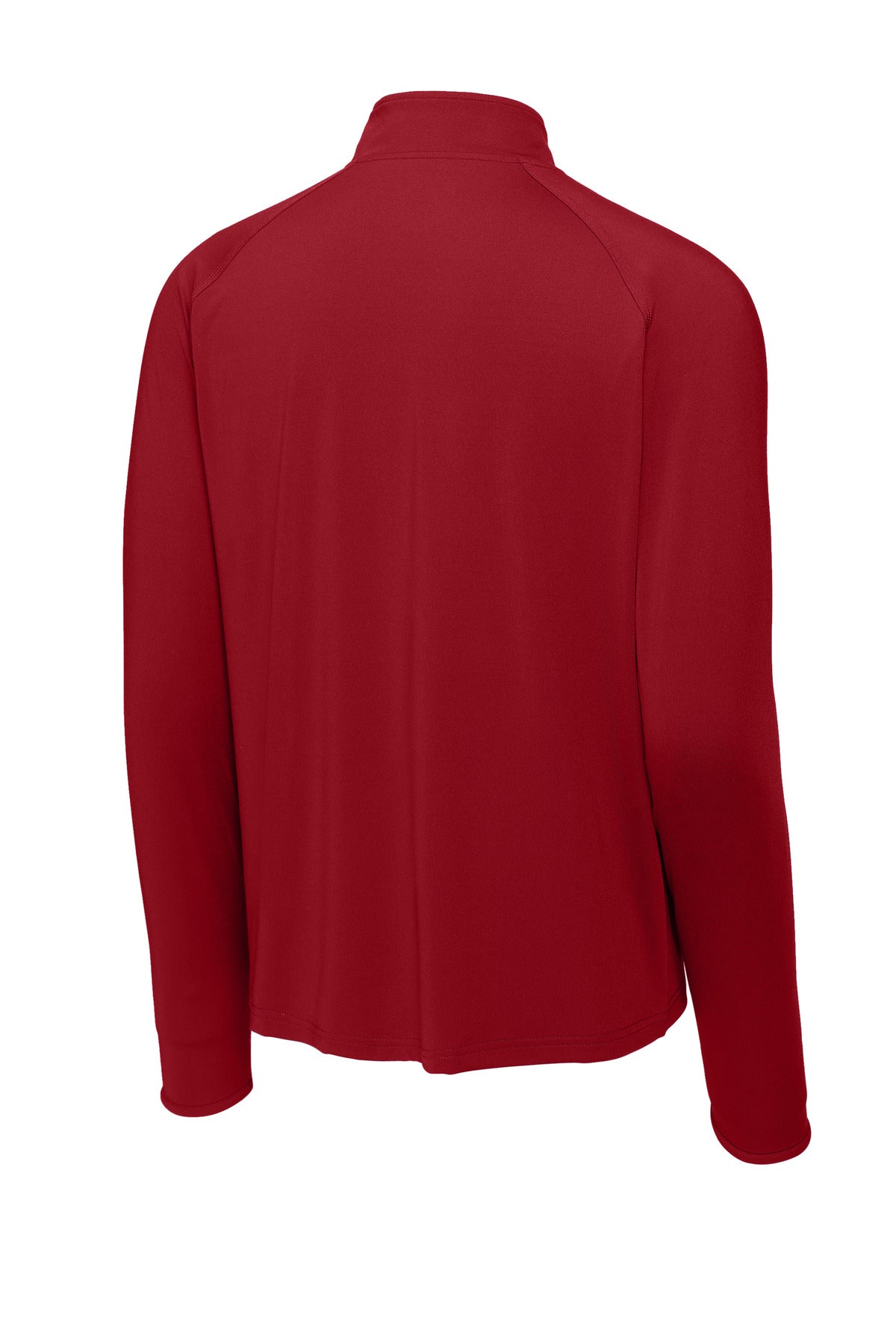 Sport-Tek Sport-Wick Stretch 1/4-Zip Pullover - Deep Red