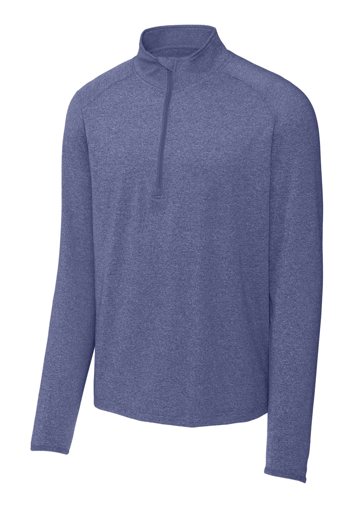 Sport-Tek Sport-Wick Stretch 1/4-Zip Pullover - True Navy Heather