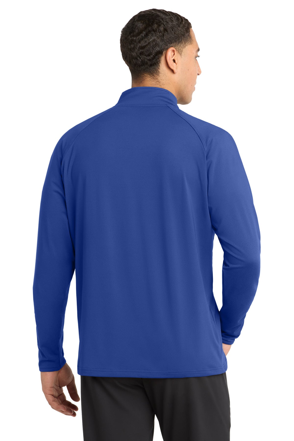 Sport-Tek Sport-Wick Stretch 1/4-Zip Pullover - True Royal
