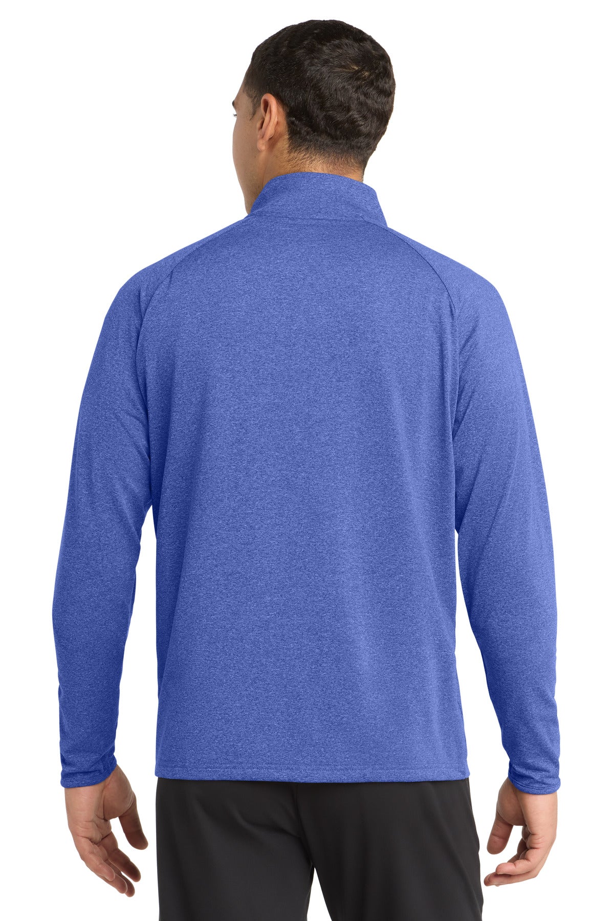 Sport-Tek Sport-Wick Stretch 1/4-Zip Pullover - True Royal Heather