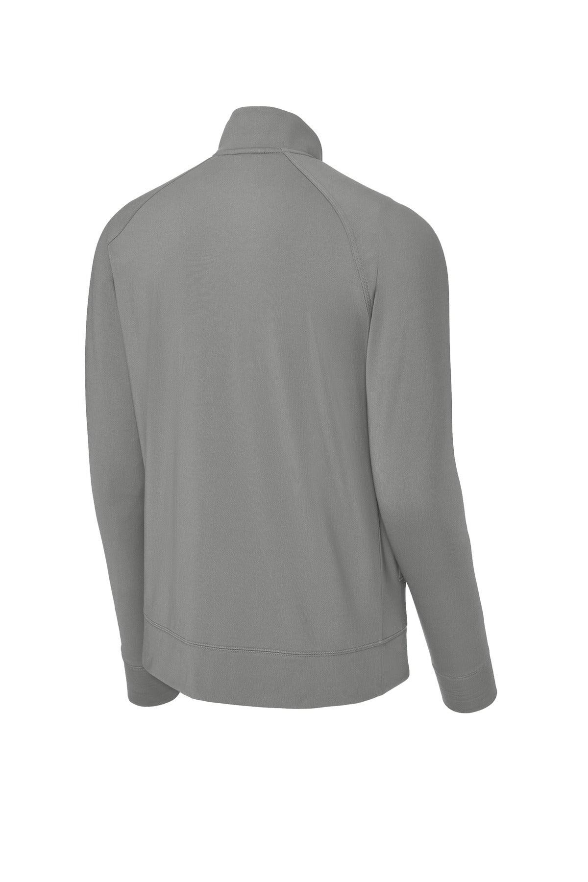 Sport-Tek Sport-Wick Stretch Full-Zip Cadet Jacket - Charcoal Grey