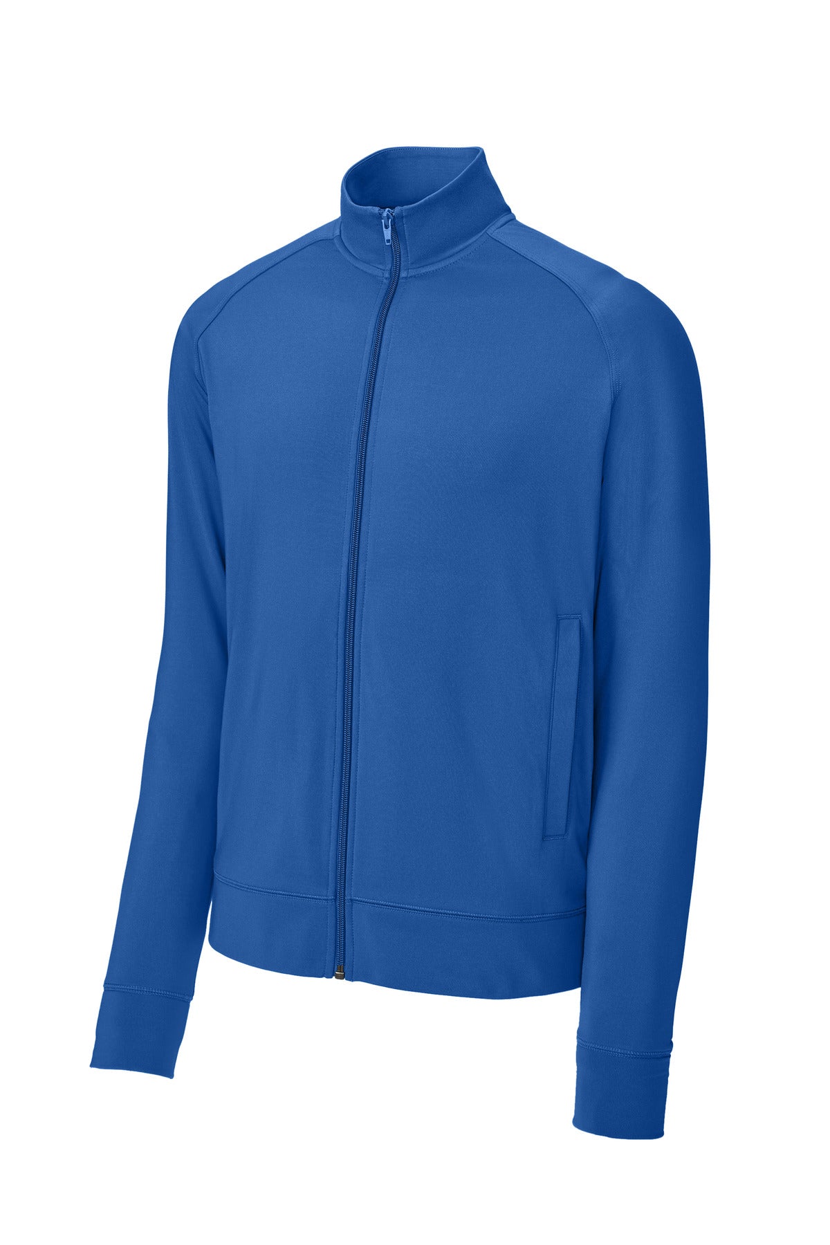 Sport-Tek Sport-Wick Stretch Full-Zip Cadet Jacket - True Royal