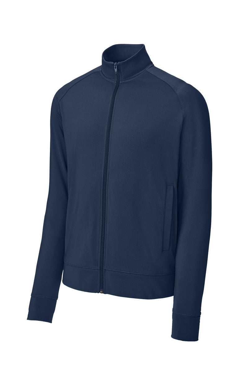 Sport-Tek Sport-Wick Stretch Full-Zip Cadet Jacket - True Navy