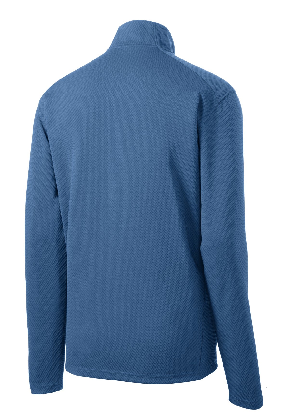 Sport-Tek Sport-Wick Textured 1/4-Zip Pullover - Dawn Blue