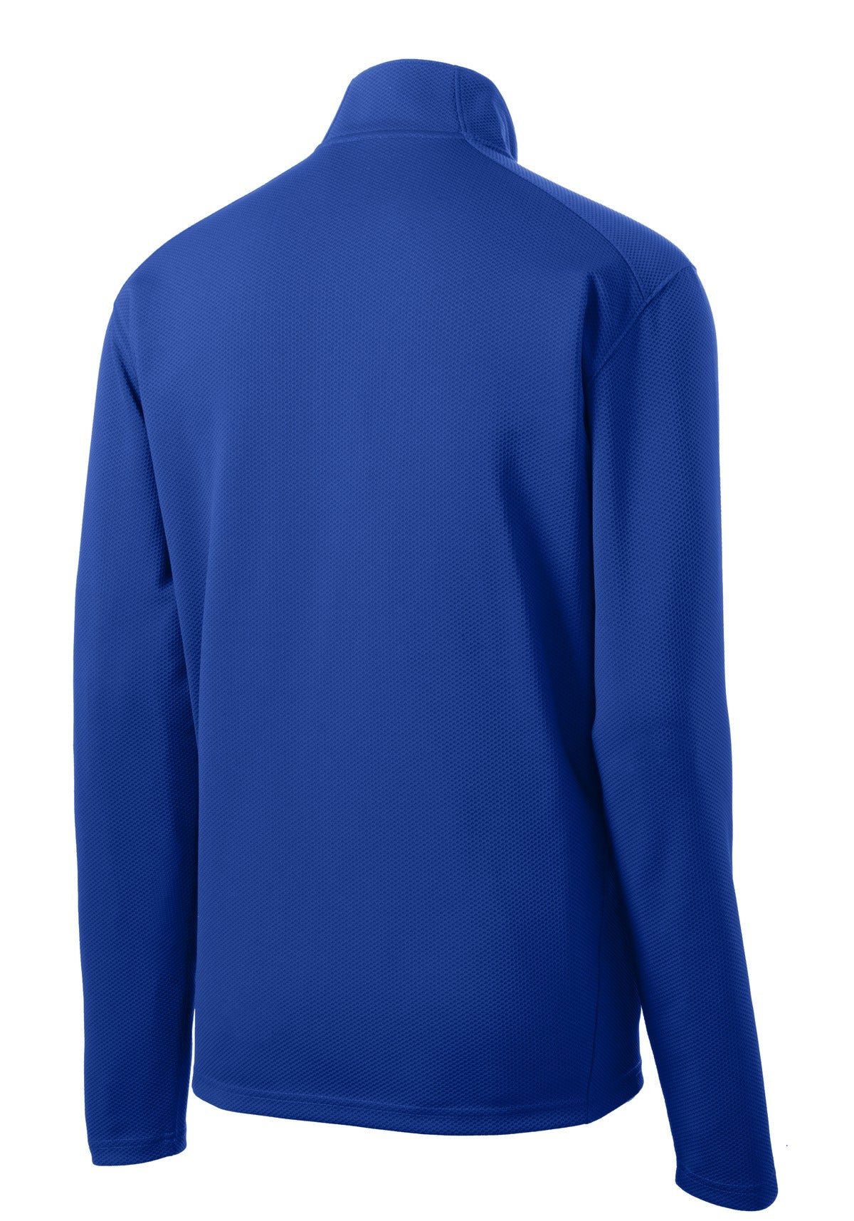 Sport-Tek Sport-Wick Textured 1/4-Zip Pullover - True Royal