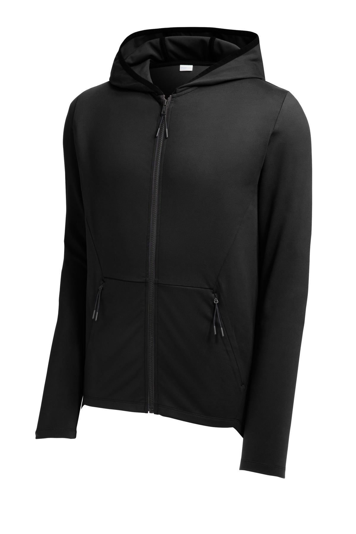 Sport-Tek Circuit Hooded Full-Zip - Deep Black