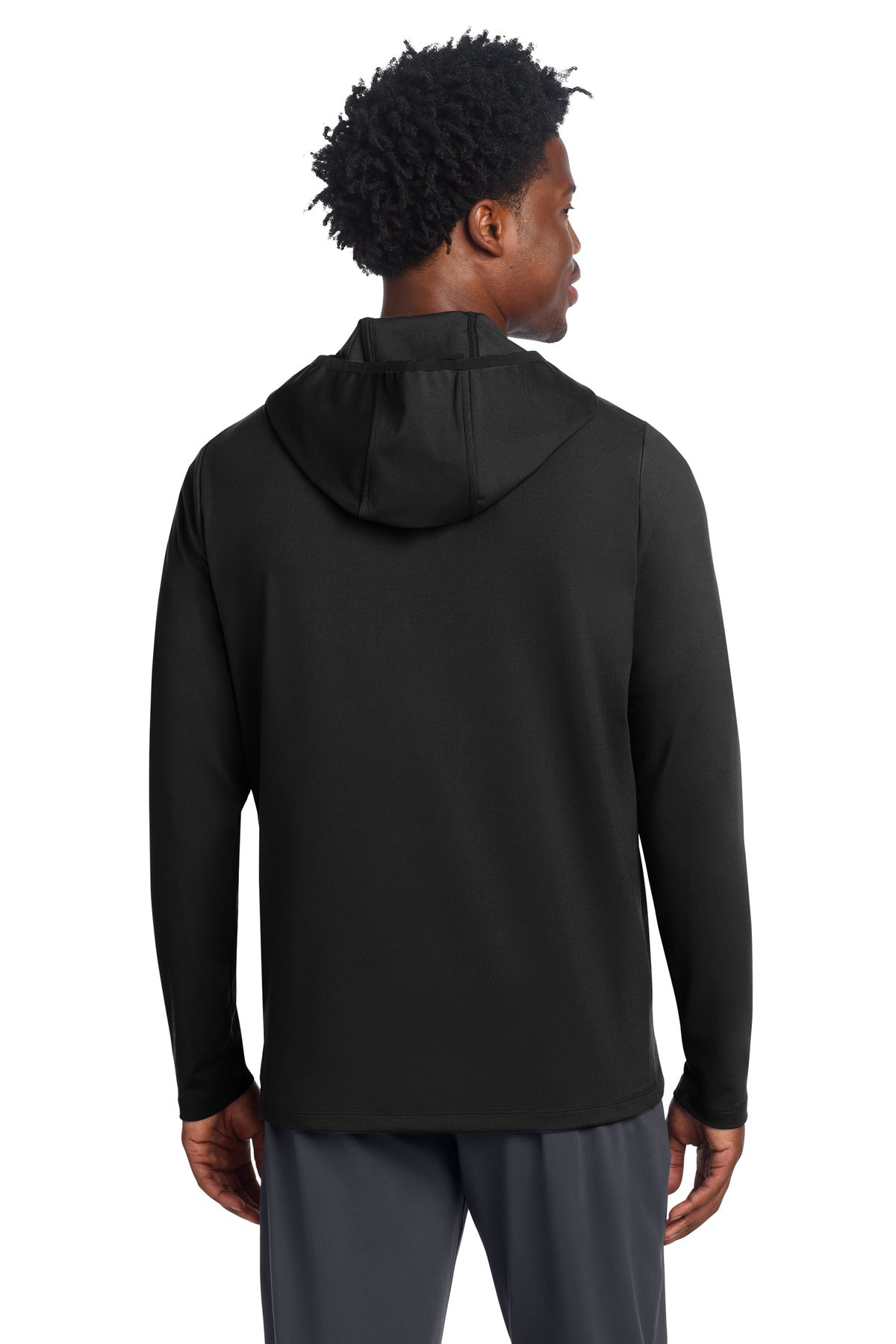 Sport-Tek Circuit Hooded Full-Zip - Deep Black