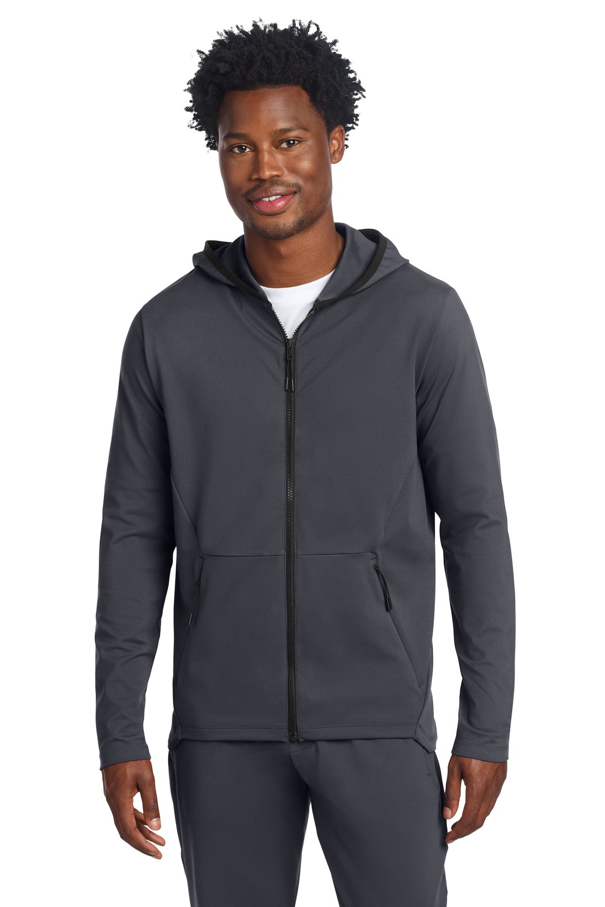 Sport-Tek Circuit Hooded Full-Zip - Graphite