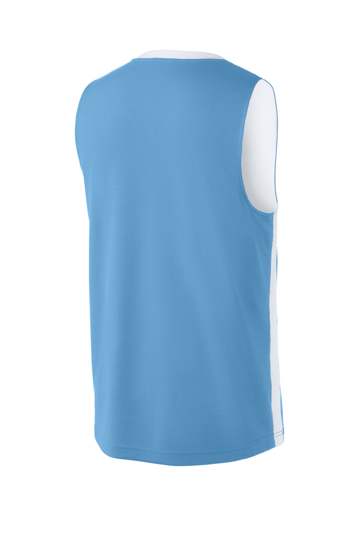 Sport-Tek Rival Basketball Rev Jersey - Carolina Blue/ White