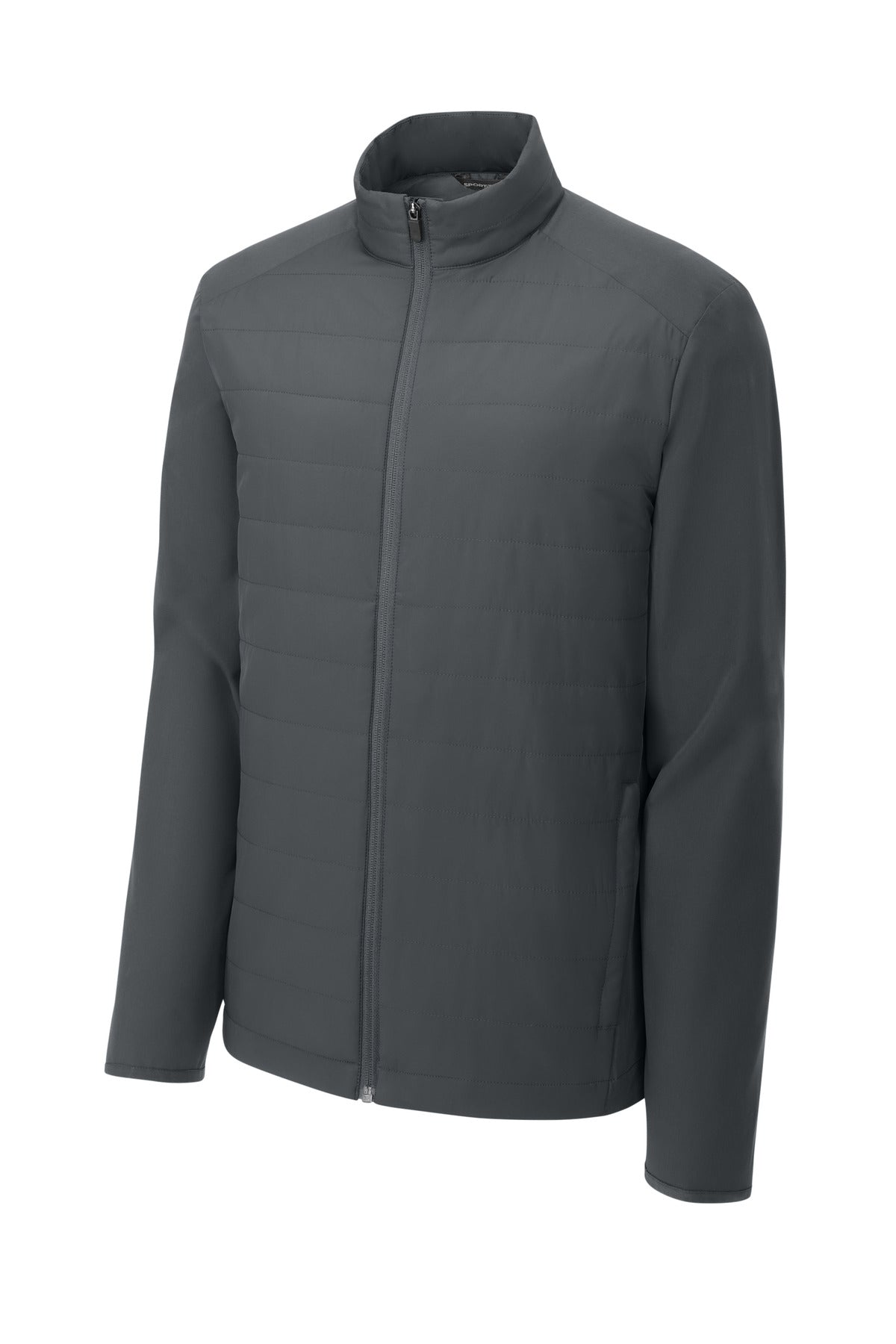 Sport-Tek Teknical Hybrid Jacket - Iron Grey
