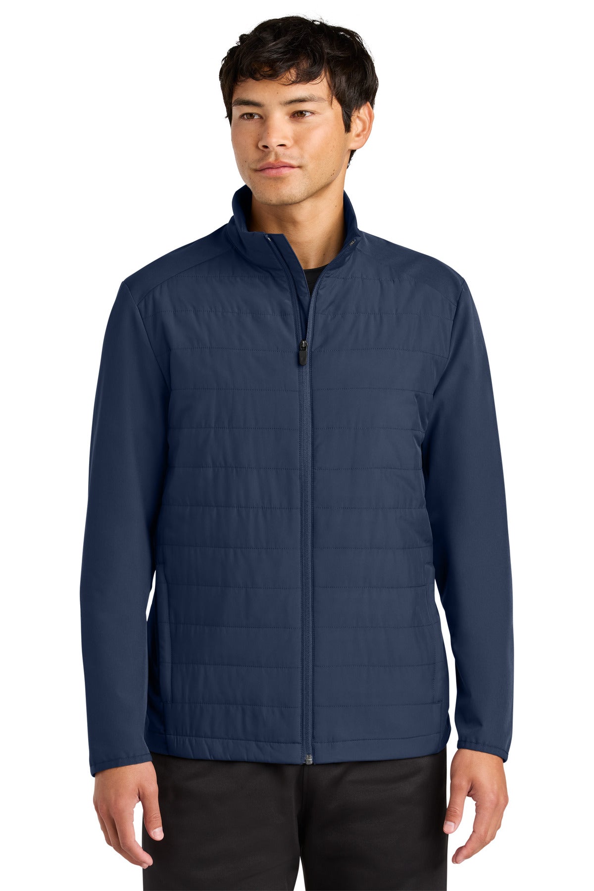 Sport-Tek Teknical Hybrid Jacket - True Navy