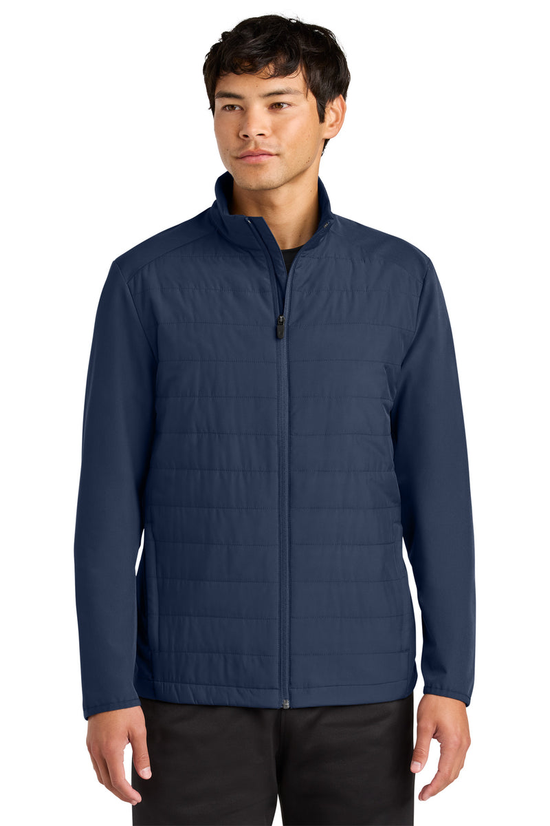 Sport-Tek Teknical Hybrid Jacket - True Navy
