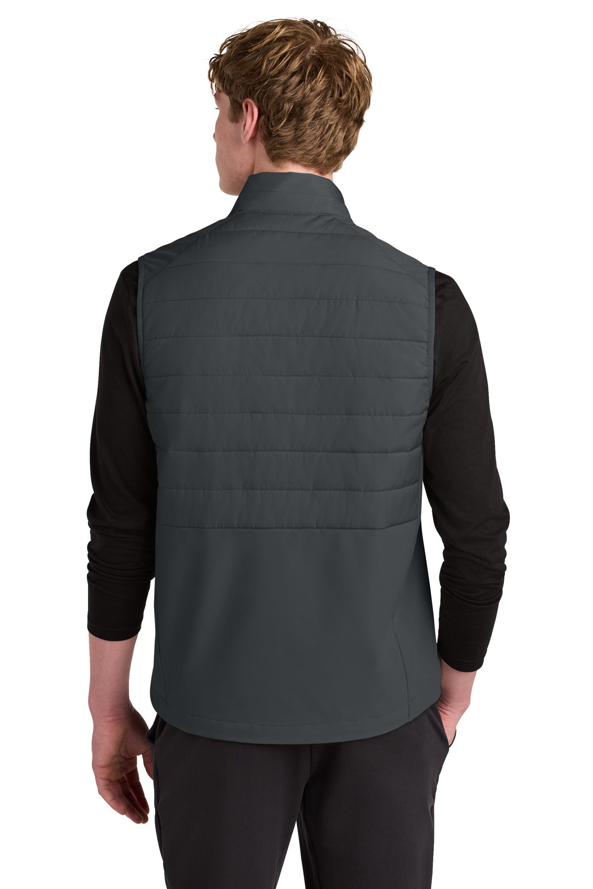 Sport-Tek Teknical Hybrid Vest - Iron Grey