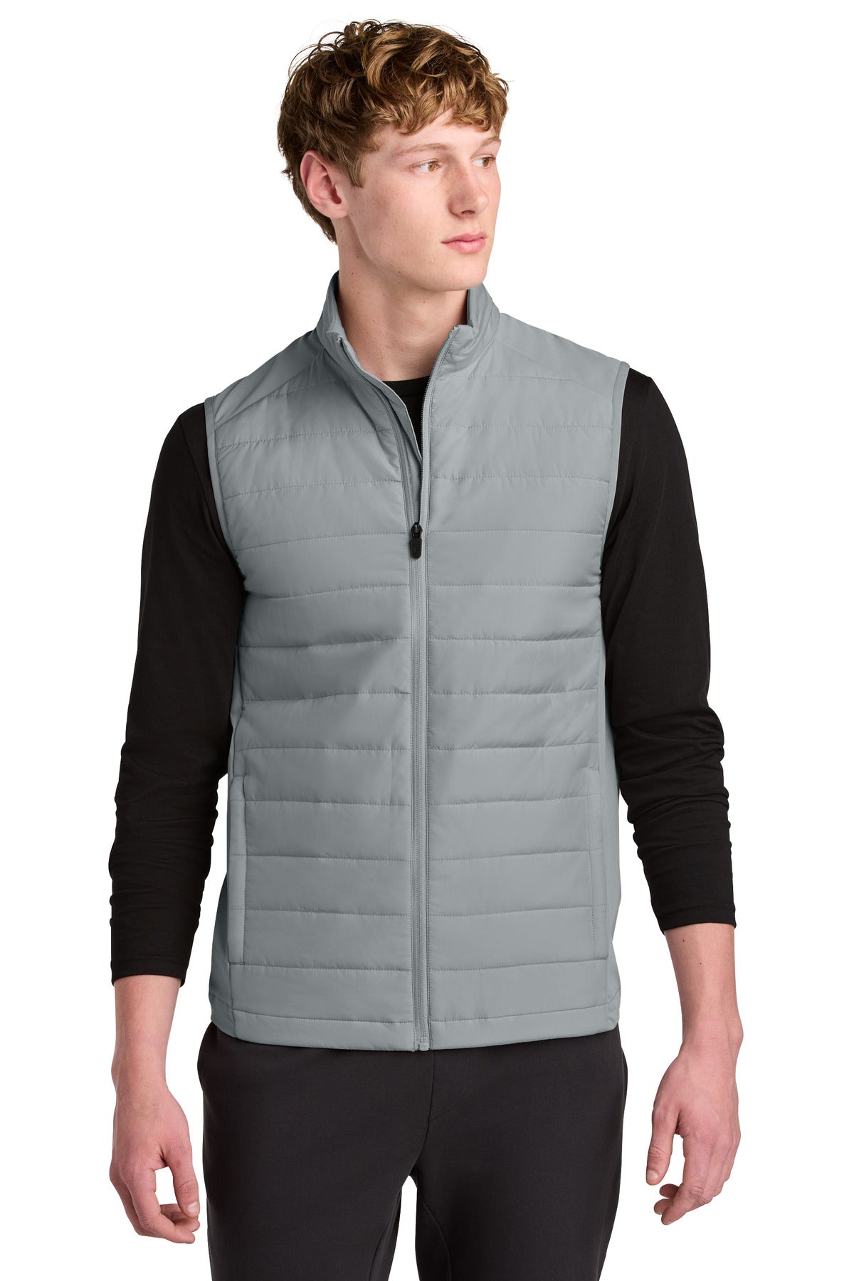 Sport-Tek Teknical Hybrid Vest - Silver