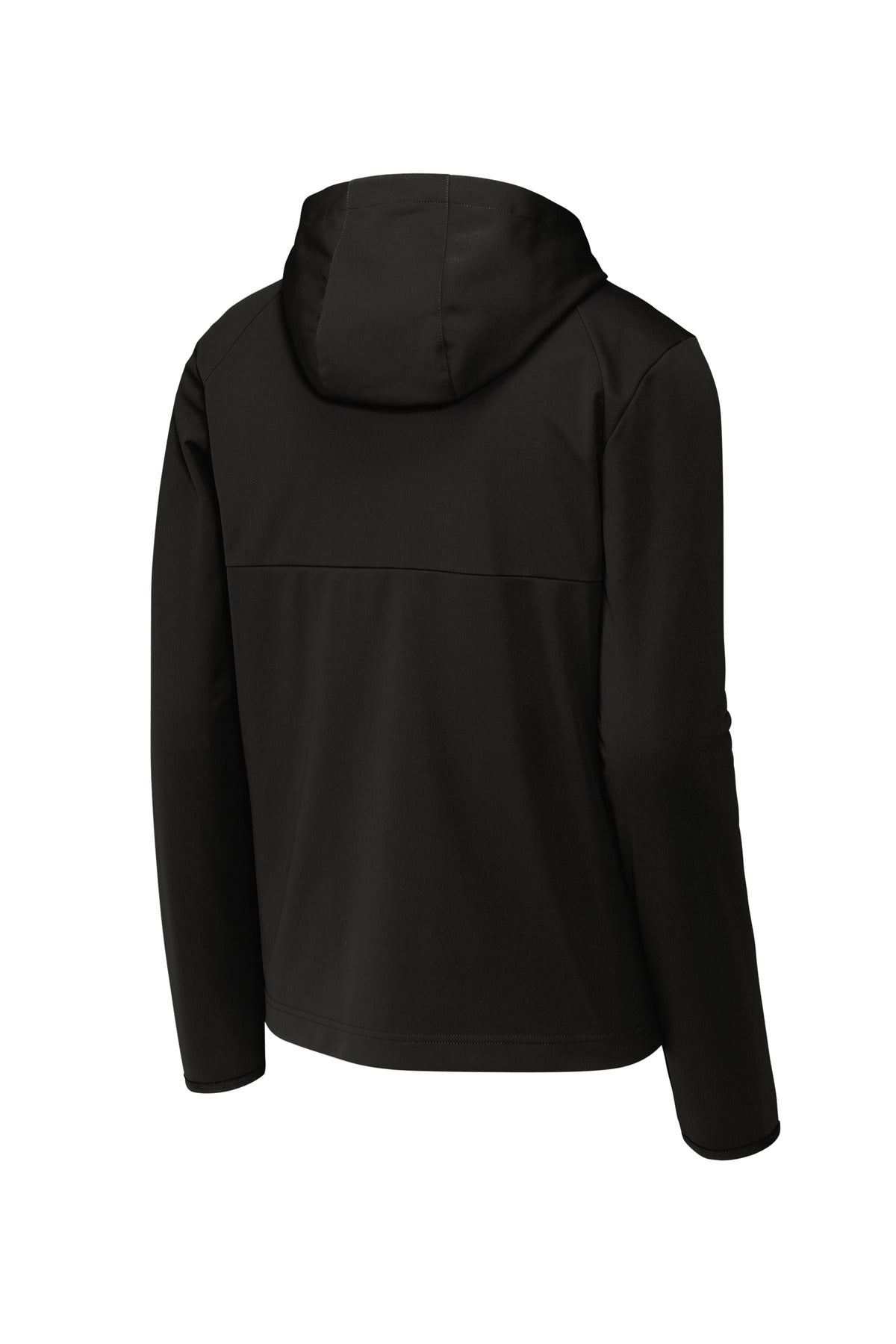 Sport-Tek Hooded Soft Shell Jacket - Deep Black