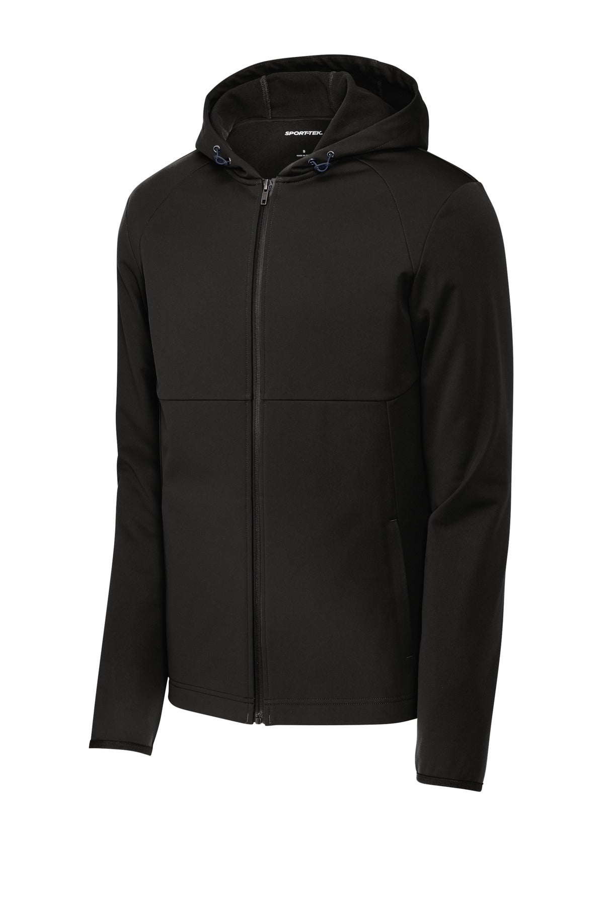 Sport-Tek Hooded Soft Shell Jacket - Deep Black