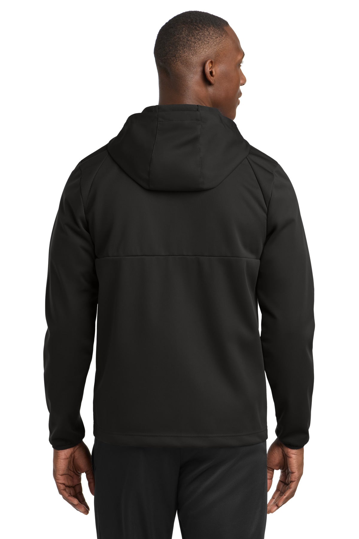 Sport-Tek Hooded Soft Shell Jacket - Deep Black