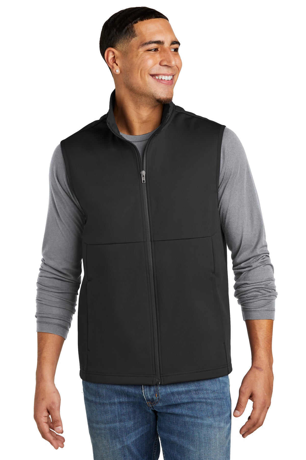 Sport-Tek Soft Shell Vest - Deep Black