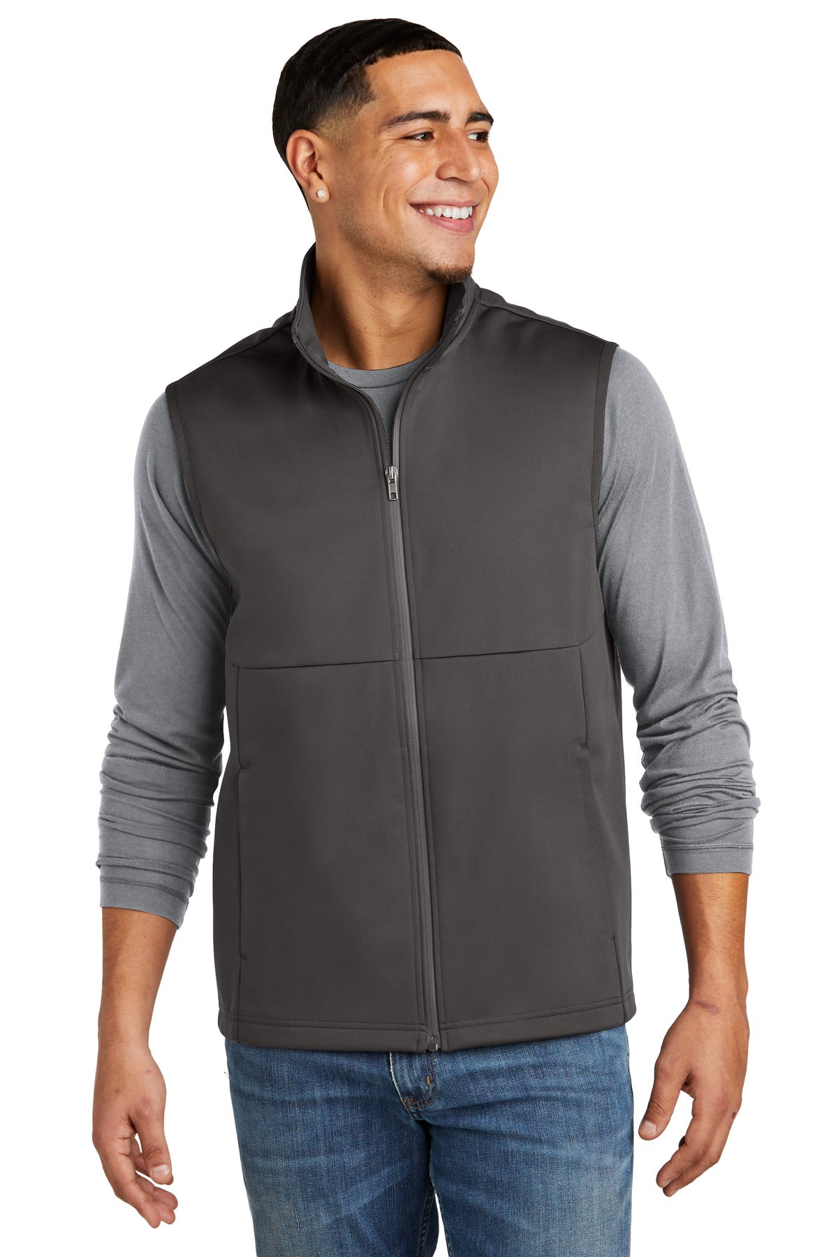 Sport-Tek Soft Shell Vest - Graphite