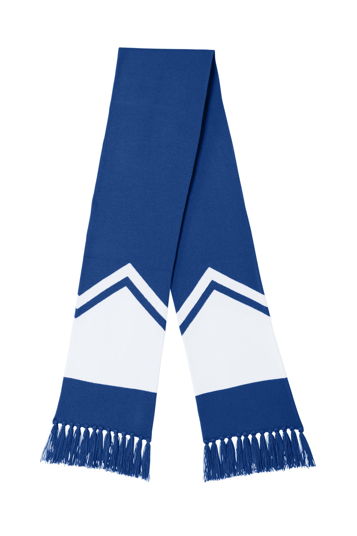 Sport-Tek Gameday Scarf - True Royal/ White