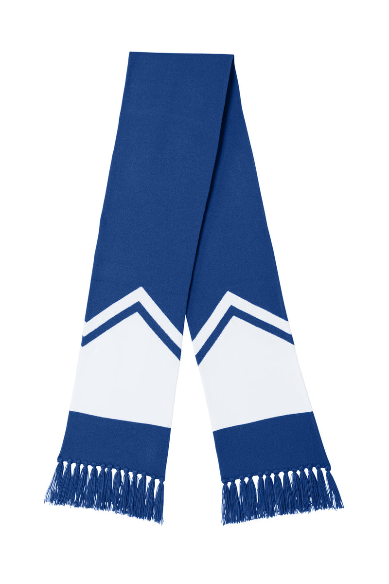Sport-Tek Gameday Scarf - True Royal/ White