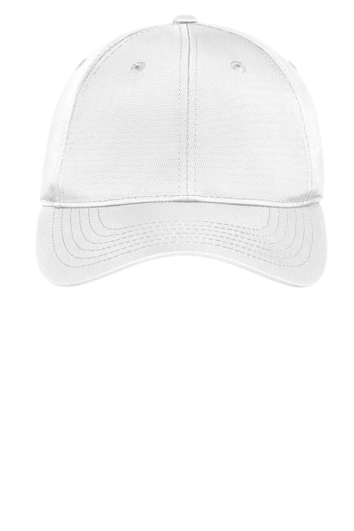 Sport-Tek Dry Zone Nylon Cap - White