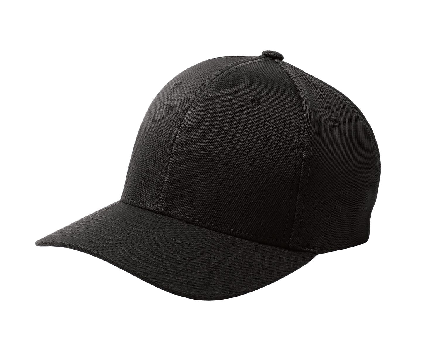 Sport-Tek Flexfit Performance Solid Cap - Black
